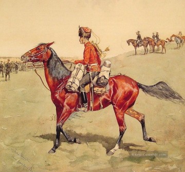  Russisch Malerei - Hussar russische Garde Korps Frederic Remington Cowboy